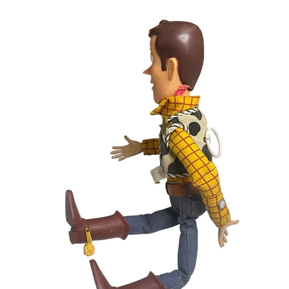 Disney Store Pixar Toy Story Talking Woody Pull String Doll 15" Working - Picture 2 of 16